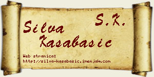 Silva Kasabašić vizit kartica
